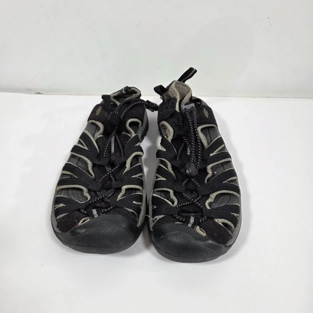 Keen NP H2 Hiking Shoes Water Sandals Kids Outdoor Black Size 8 Youth Closed Toe